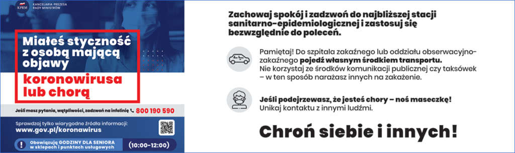 Miałeś styczność z zarażonym?