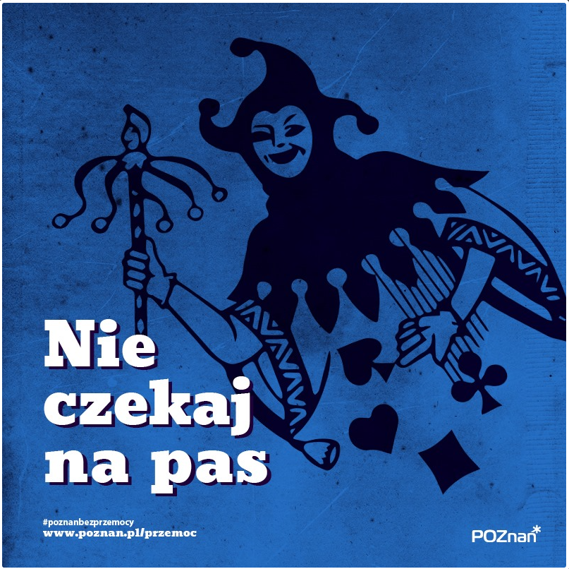 Znak graficzny kampanii przeciw przemocy