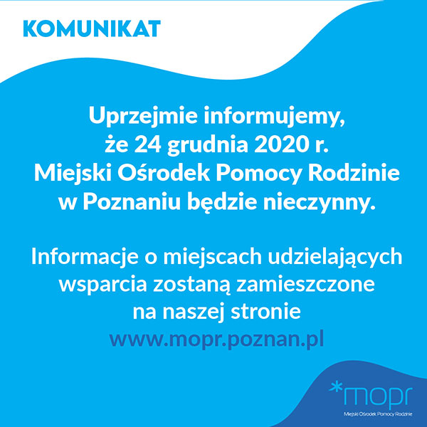 Komukat o pracy w wigilię