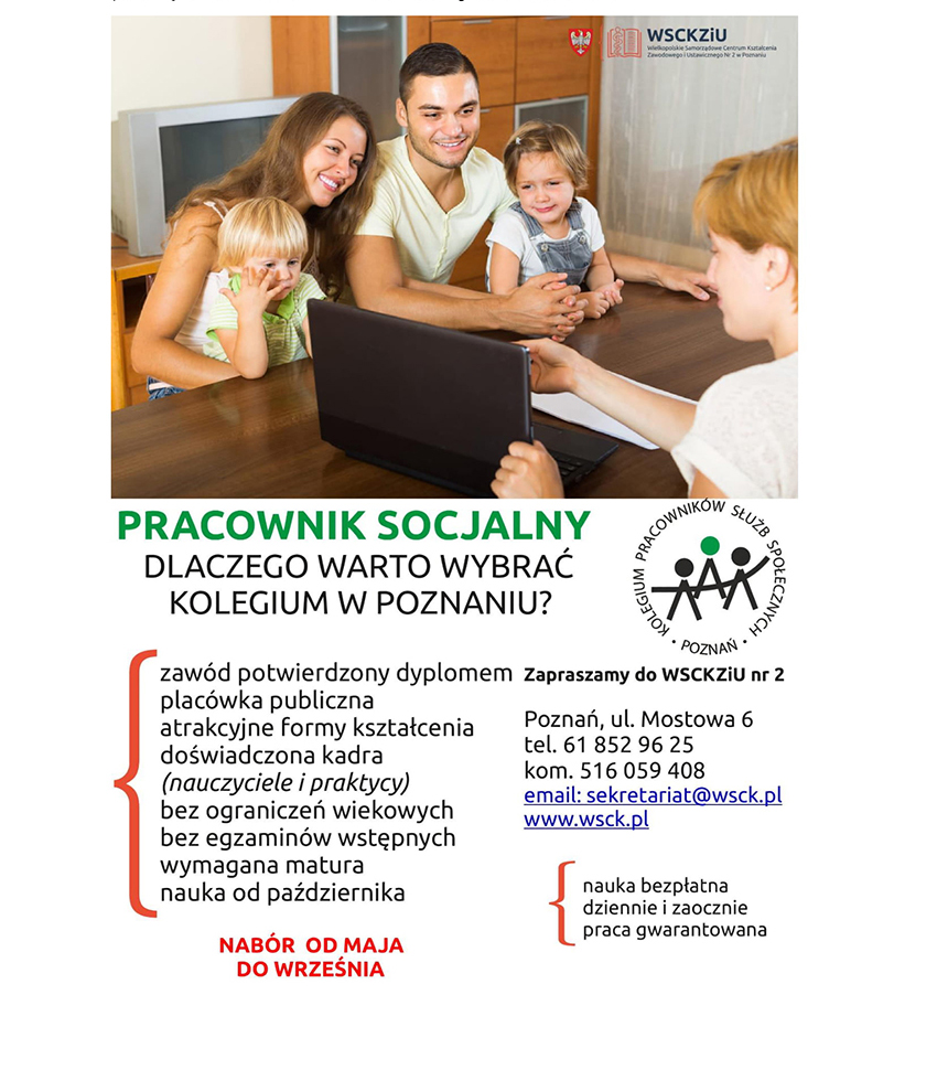 Rekrurtacja do szkoły pracowników spcjalnych