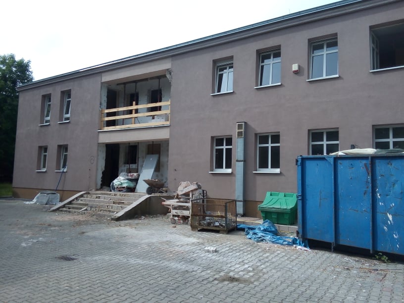 Remont głównego budynku MOPR
