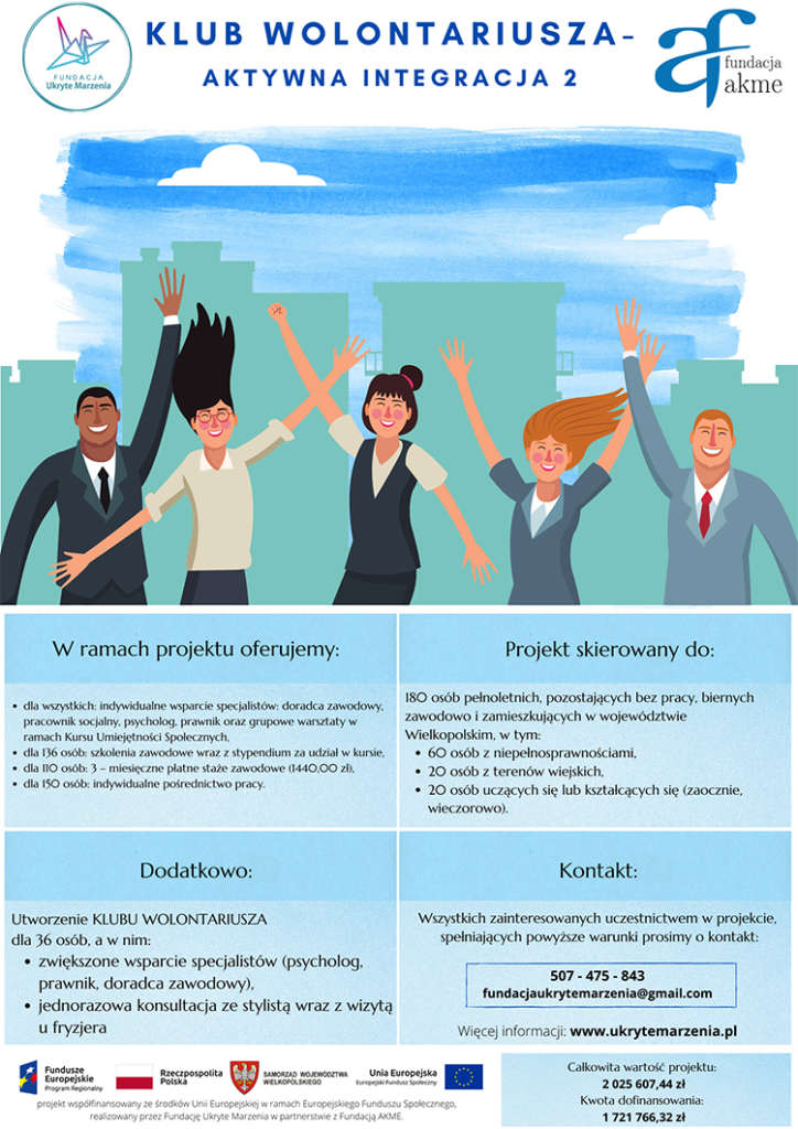 Plakat Aktywnej Integracji