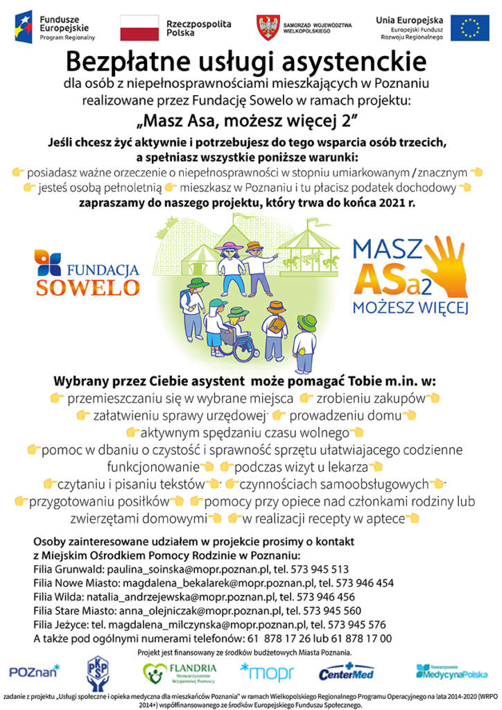 Plakat dotyczący usług Masz Asa 2