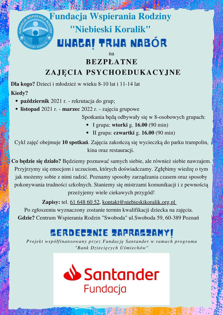 Plakat szkoleń