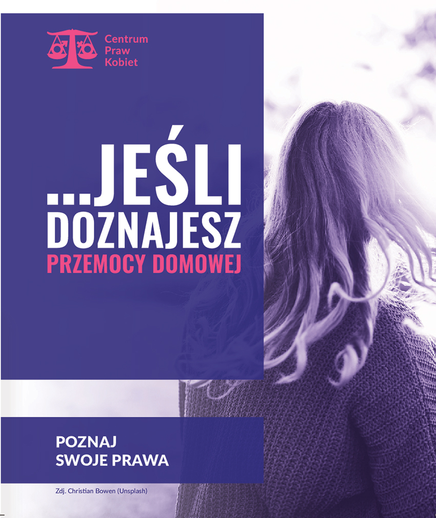 platkat dotyczący przemocy domowej