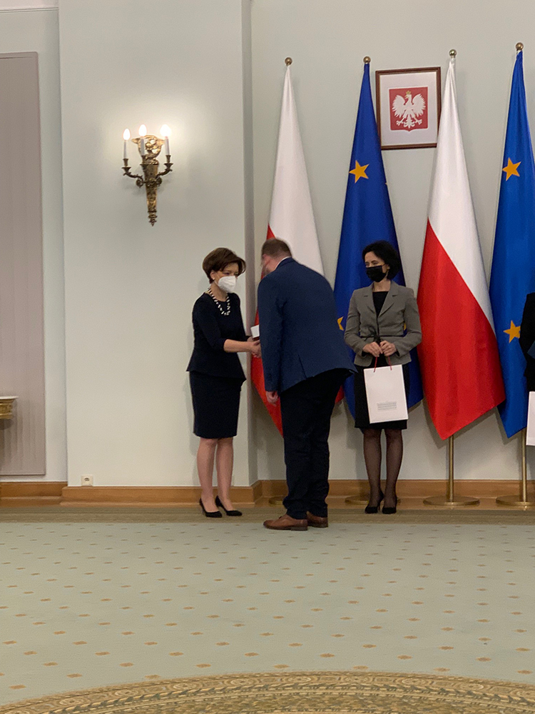 Wręczenie dyplomu