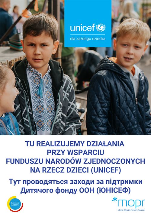 Plakat UNICEF wersja 1